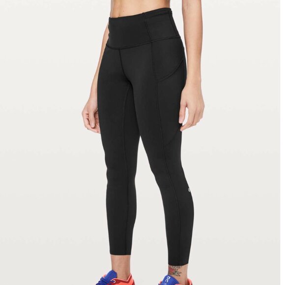 Lululemon x Peloton Fast & Free 7/8 Tight II *Non-Reflective Nulux 25" Black 4 - Picture 2 of 6